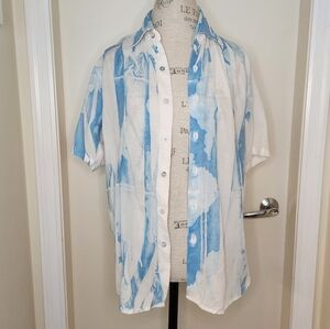Men's Vintage Tiedye Dress Shirt